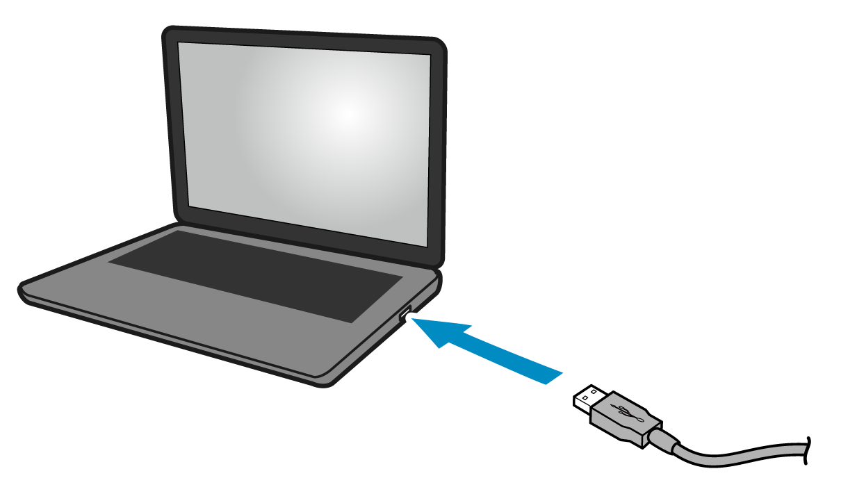 Подключите картридер к USB-порту компьютера